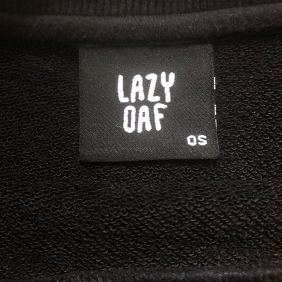 Lazy Oaf black “All Hail” Sweatshirt - Picture 3 of 4